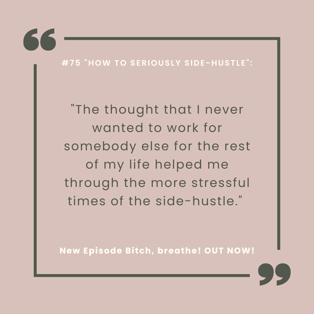 the side hustle quote